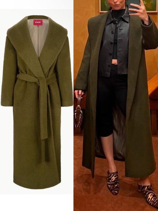 STAUD Jackets & Blazers - STAUD Dakota Belted Wool Alpaca Blend Coat - NWT